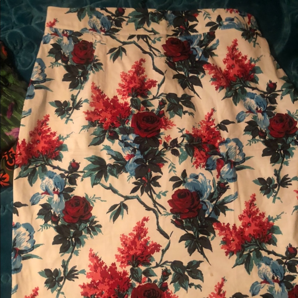Laura Byrnes roses skirt size 4X